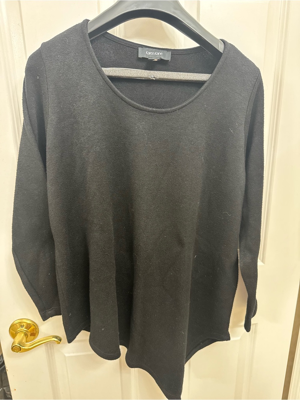 Karen Kane Black Long Sleeve Women's Sweater